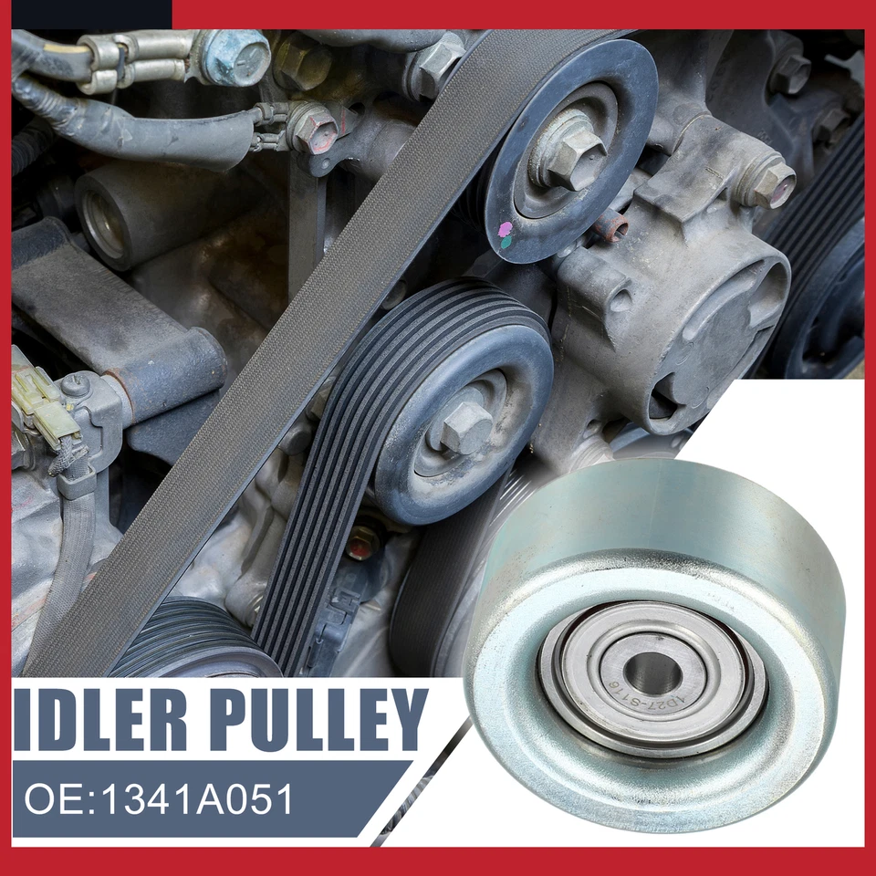 Paquete de 1 polea loca correa de transmisión de coche Mitsubishi Outlander Sport 12-23 Foto 2 de 4