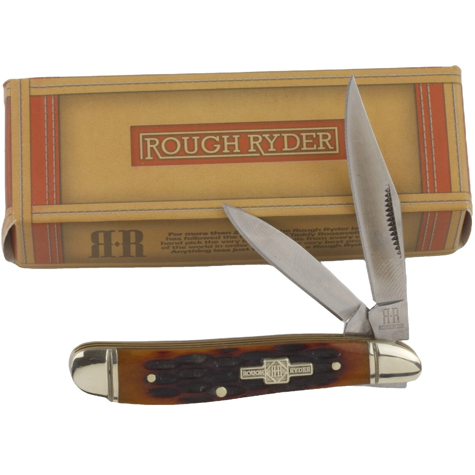 Rough Rider 笔褐色收藏品现代折叠刀