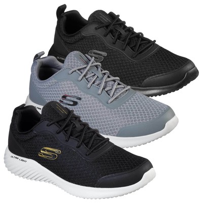 skechers knit mesh slip on trainer