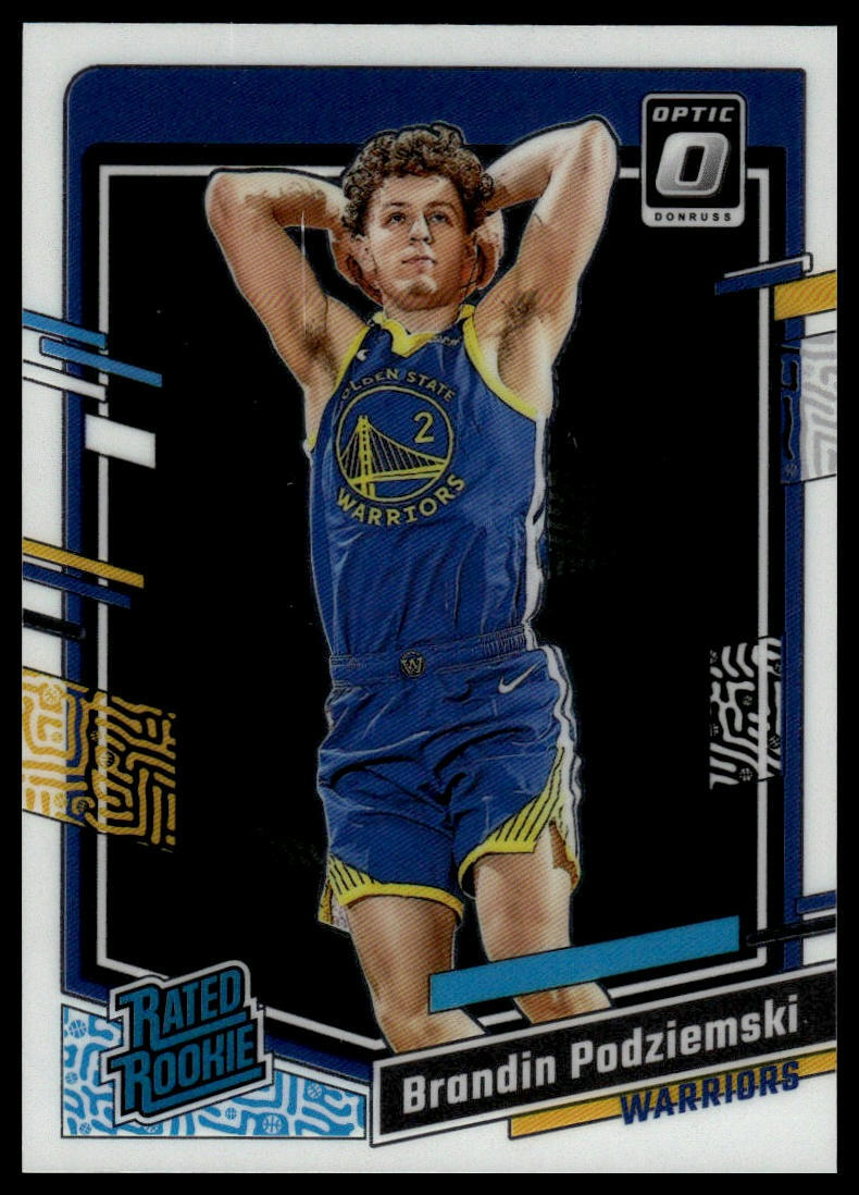 2023-24 Donruss Optic Brandin Podziemski #203