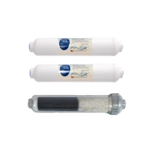 3 Replacement Inline Filters for Aqua True Blue Portable Mini Alkaline Rev Osmo