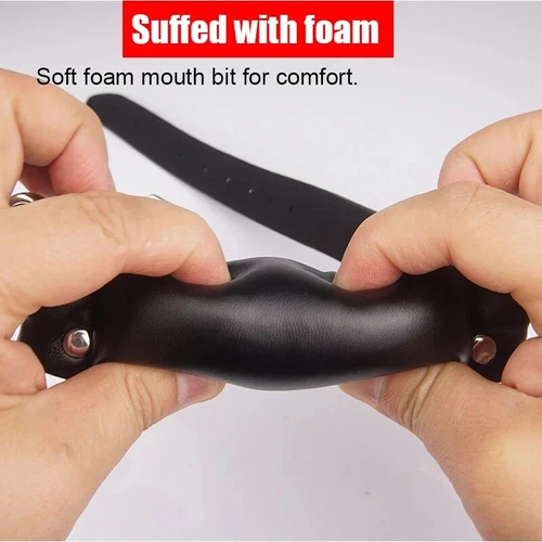 Bondage Sponge Bone Open Mouth Gag Oral Fixation Dog Bit Gag Roleplay Restraints - Picture 12 of 18