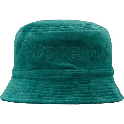 Supreme LACOSTE ベロア バケットハット Supreme x LACOSTE Velour Crusher Cap SS18 (SS18H5) Men's Size S-L