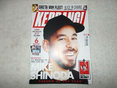 Kerrang! Magazine Issue 1750 1st December 2018 Mike Shinoda Greta Van Fleet