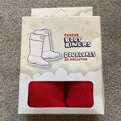 Hatley Fleece Stiefeleinlagen Größe XS 7-8 Kleinkindgröße passt Hatley Regenstiefel