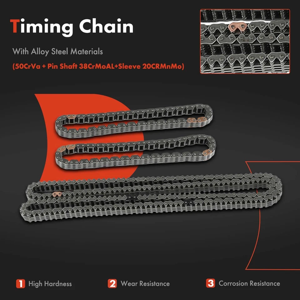 14x Engine Timing Chain Kit for Nissan Frontier 05-19 Pathfinder Xterra NV1500 - Image 4 of 4