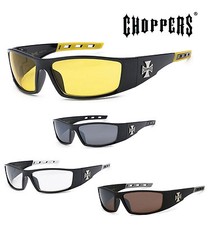 1 PAIR Choppers Mens Riding Biker Motorcycle Day Night Glasses Sunglasses C50