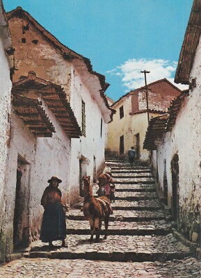 AK Calle Tipica del Cusco, Peru 1989