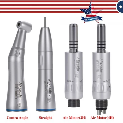ASKEADNT Dental 1:1 Inner Water Contra Angle Motor Low Speed Handpiece Fit Kavo type