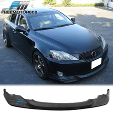 Front Bumper Lip Fits 06-08 Lexus IS250 IS350 INS Style Spoiler Splitter Kit PU