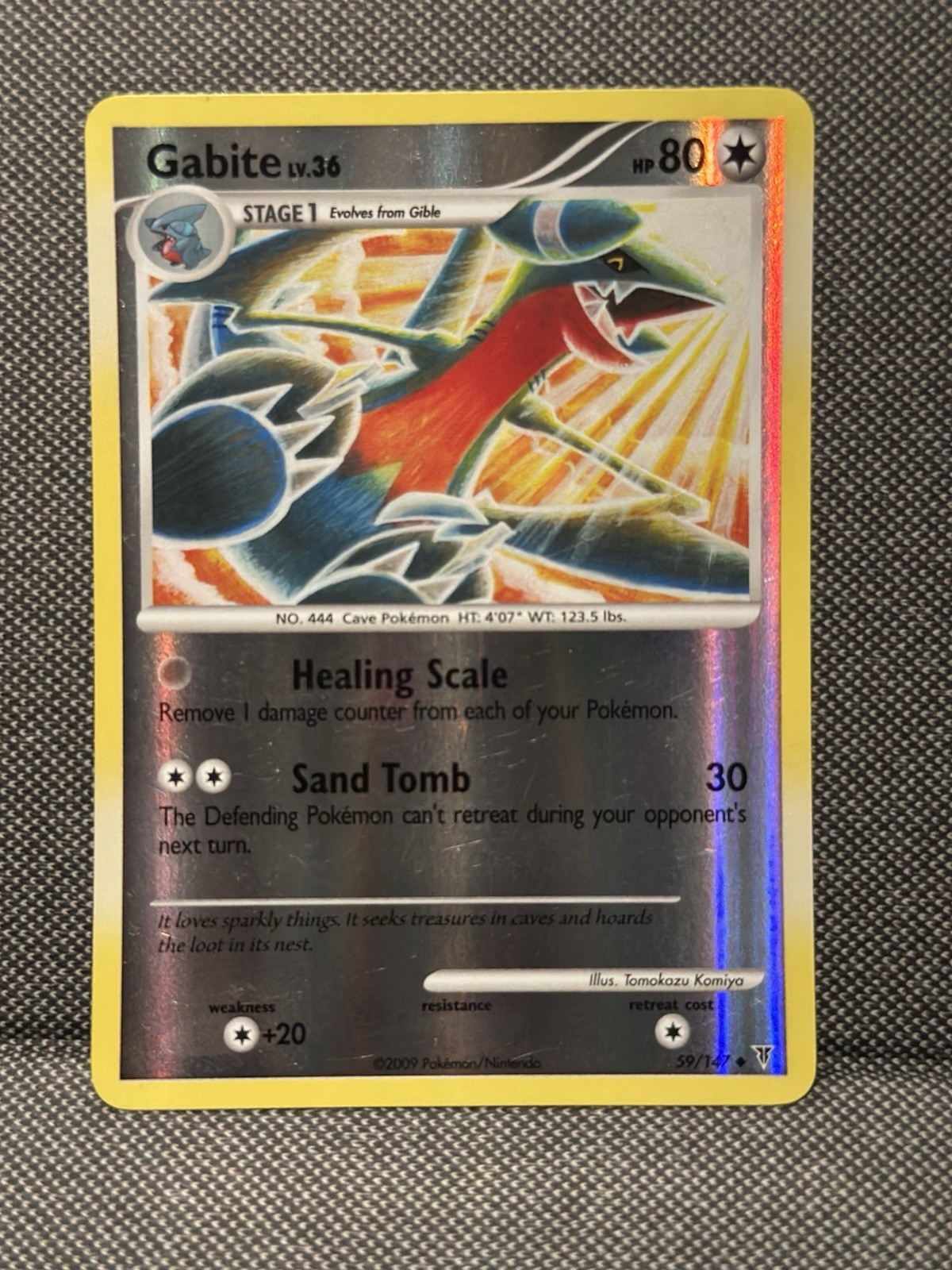 2009 Pokemon - Platinum: Supreme Victors Gabite #59/147 Reverse Holo NM