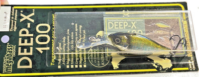 Megabass Deep-X 100 Wobbler, Crankbait, Kunstköder, 6 cm, Floating, Neu