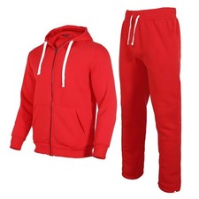 Men's Casual Tracksuits Long Sleeve Full Zip Hooded Athletic Sports Jogging S...