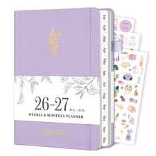 Planner 2026-2027, Weekly and Monthly Planner with Tabs from Jul 2026 - Jun 2027
