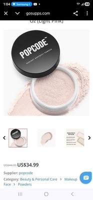 Glow Soft Focus Setting Powder Smooths Pores/Lines Creating Bake Loose Powder