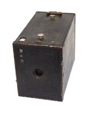 Kodak No. 2 Brownie Model F Box Camera. Working Shutter. Missing the Strap.
