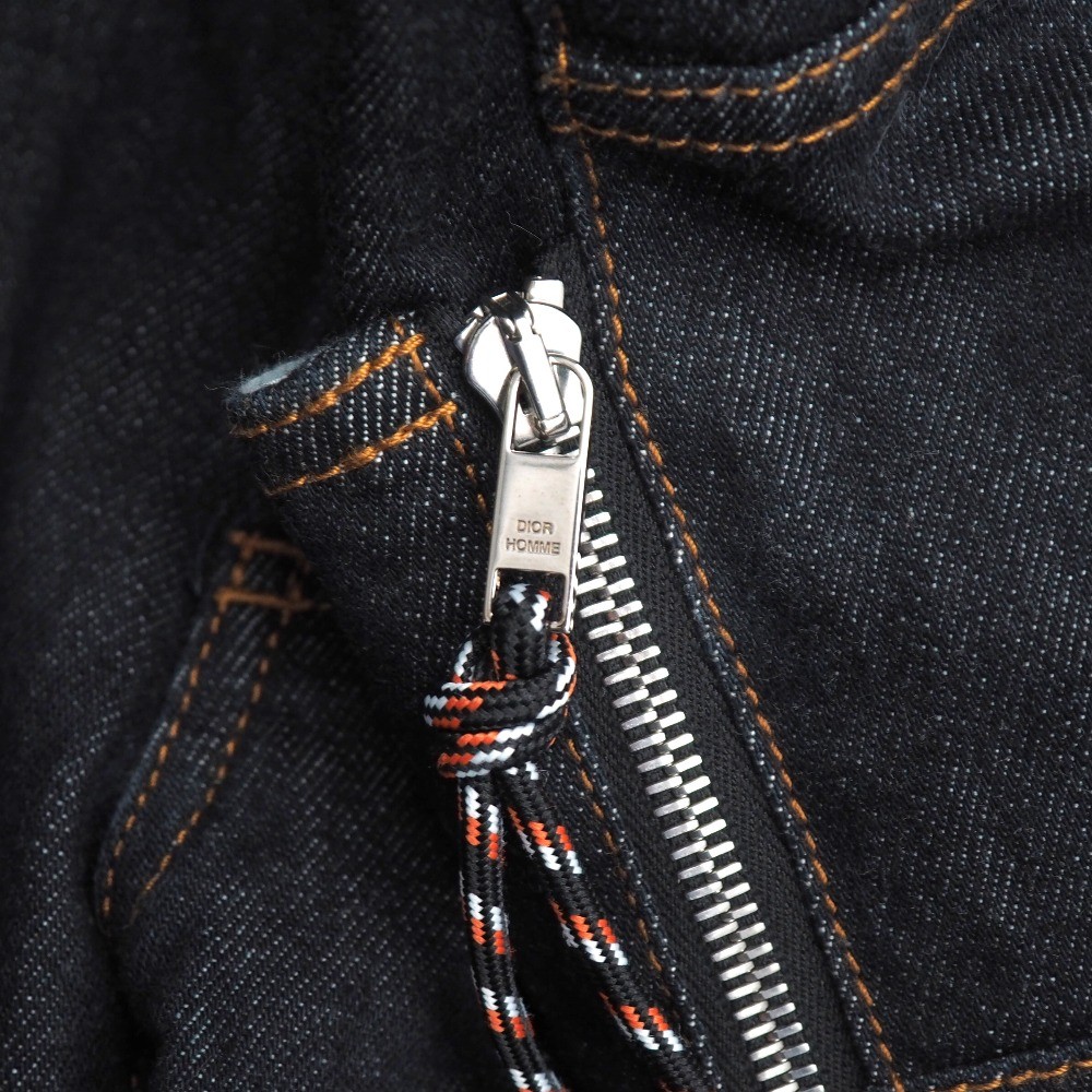 DIOR HOMME Denim pants Size 30 SLIM17.5 Indigo Made in Italy Branded clothin... thumbnail 6