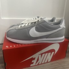 Men’s Nike Cortez TXT in Flat Silver/White Size Uk 11