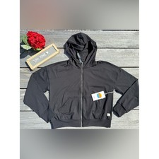 Vuori Halo Modern Full Zip Hoodie True Black XS Women's DreamKnit Jacket NWT