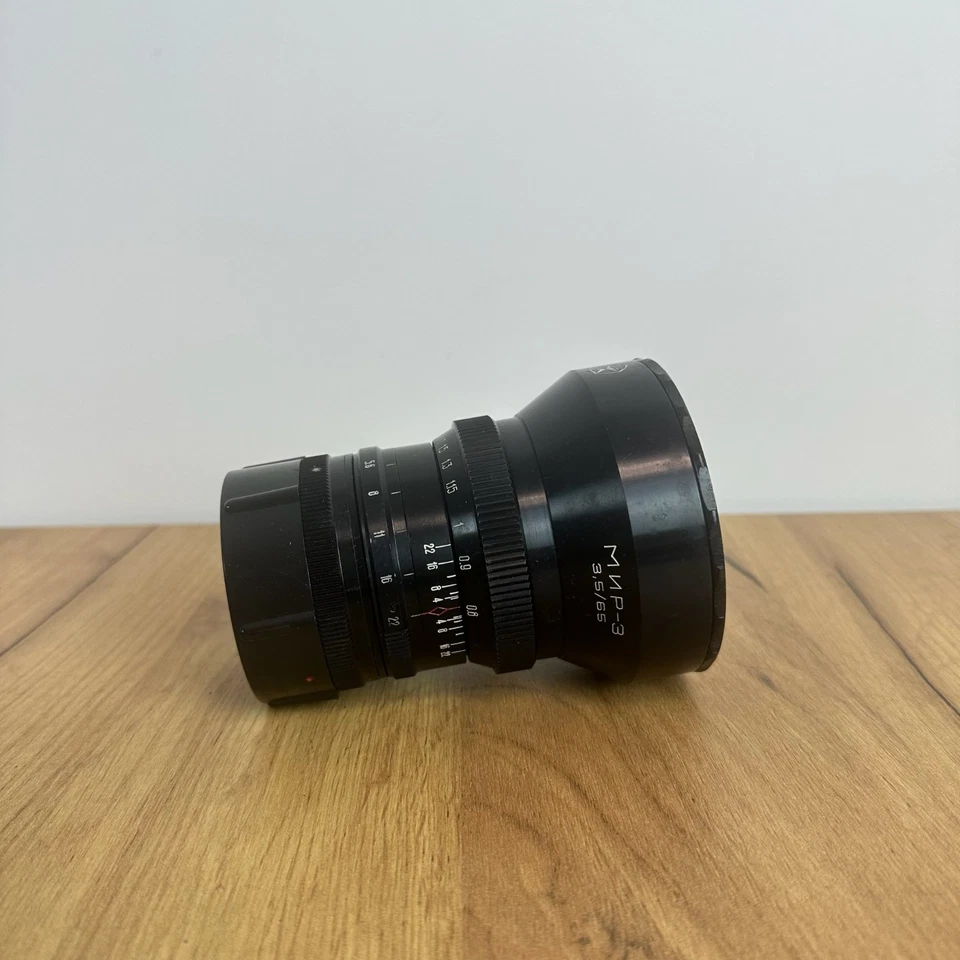 USSR Soviet lens Mir-3 3.5/65 mm Medium format bayonet Salute ORIGINAL - Image 2 of 4