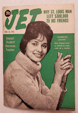 Jet Magazine February 16 1961 Charmaine LeCesne~Dinah Washington~Black History
