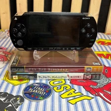 SONY PSP 1000 CONSOLE + 3RD BIRTHDAY JP & BRAVE STORY JP CIB TESTED PLAYSTATION