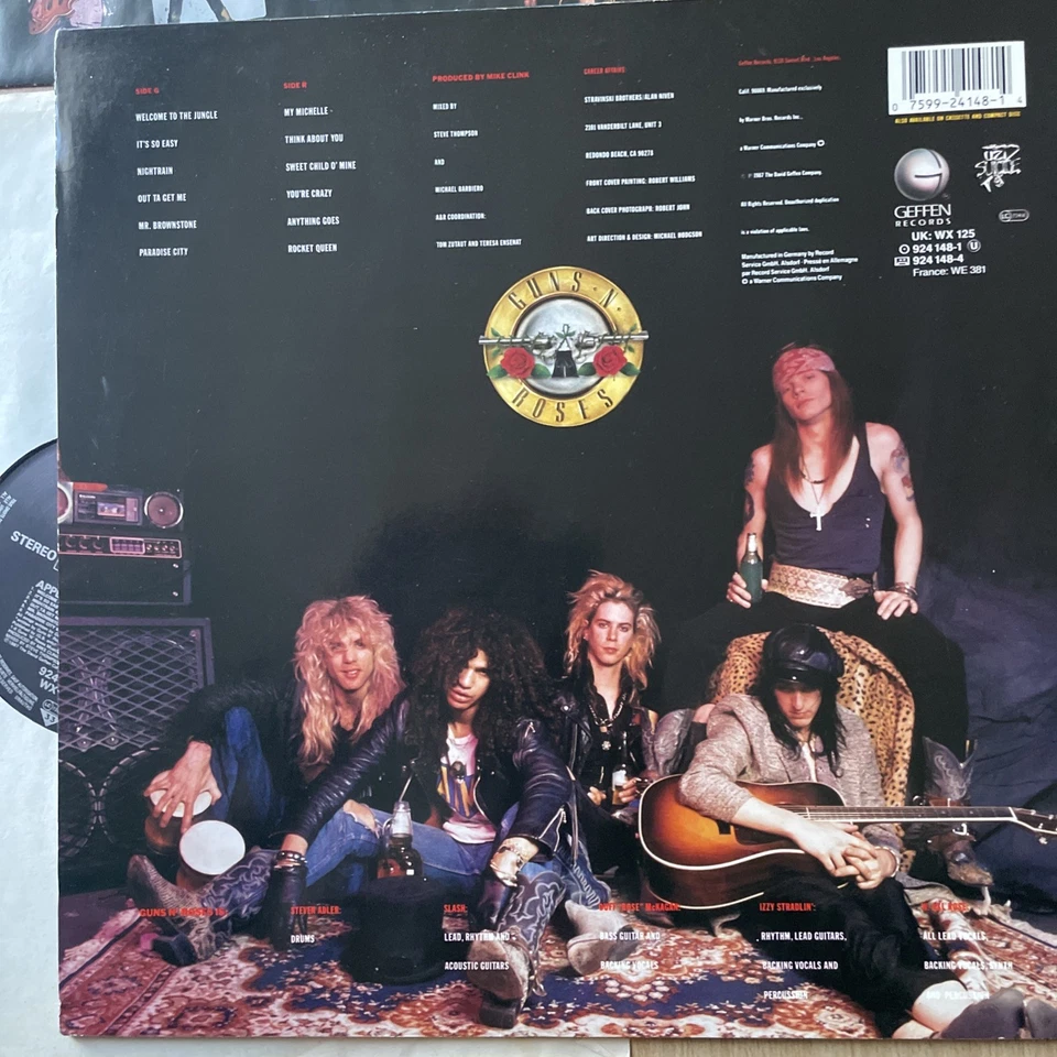 Guns n' Roses-appetite for destruction-pic picture cover disc-original-1A 1B - Image 3 of 4
