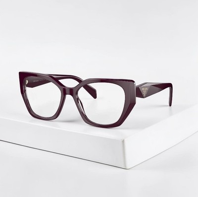 Prada PR 18WV GP23103 Garnet Plastic Fashion Eyeglasses Large 54mm