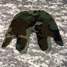 US M1 Steel Pot Helmet Cover Woodland Camouflage  K-59