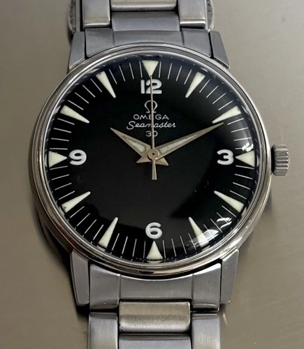 OMEGA SEAMASTER 30 VINTAGE WATCH 1960s MECHANICAL CAL 601 RETRO COOL 😎