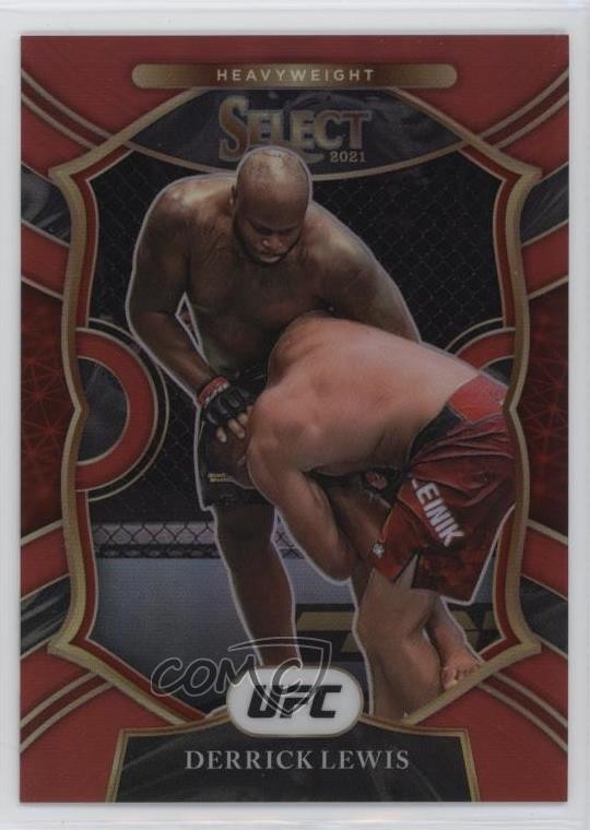 2021 Panini Select UFC Concourse Red Prizm 53/99 Derrick Lewis #22 1g2c