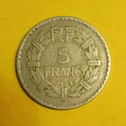 France 1949 5 Francs RF Variety Coin - Circulated Uncertified — photo 1