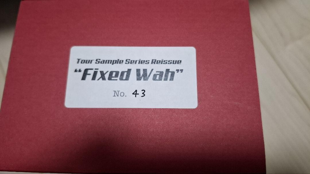 ギター Fixed Wah Tour Sample Series Reissue Fixed Wah Tour Sample Series Reissue used guitar effects