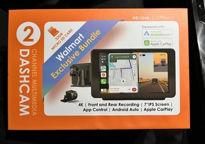 4k Dash Cam, 7in Touch Screen, Front & Rear Rec, + more. *Brand New*