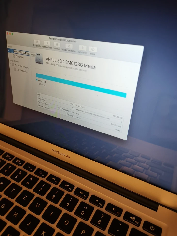 MacBook Apple Air 2017 13"(128GB SSD, Intel Core i5 5. Gen., 2,90GHz, 8GB... - Bild 3 von 4