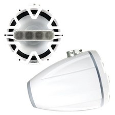 Memphis Audio MM105TW 10 Marine Tower Speakers W/ RGB LED - White