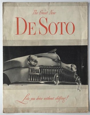 DE SOTO USA Car Sales Brochure LF c1953 Sedan  Convertible  Suburban  Coupe