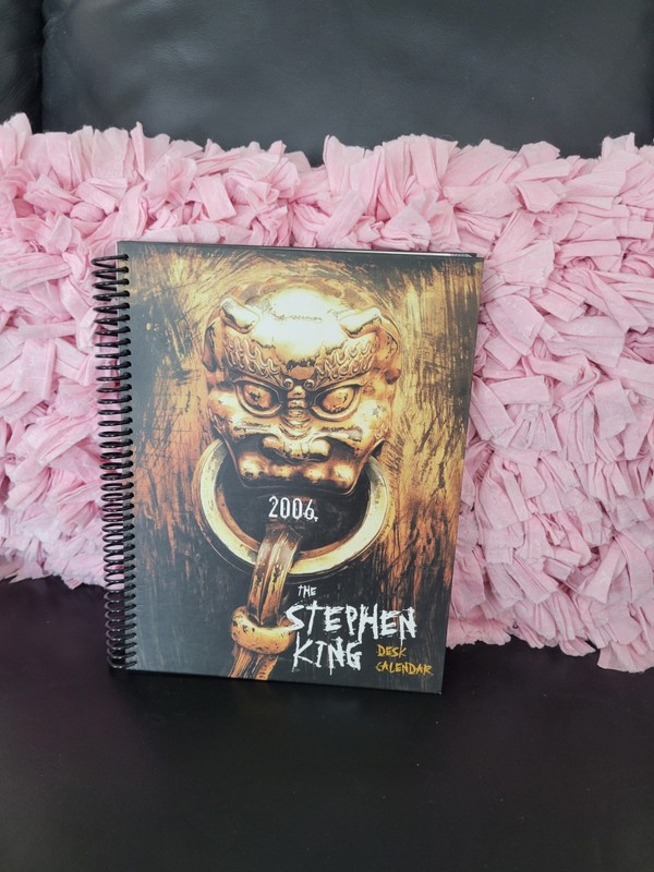 RARE Stephen King Desk Calendar 2006 • Unused • Out of Print •Horror Collectible