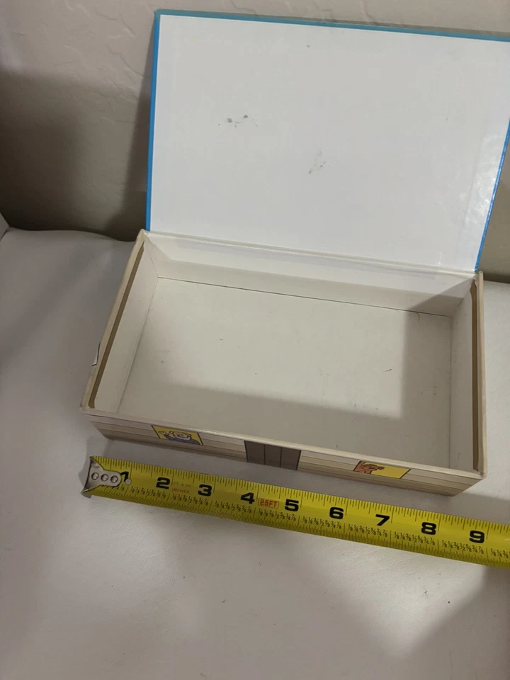 Caja de lápices de cartón Arca de Noé estuche vacío solo General Box Co. Hecho en EE. UU. Foto 2 de 4