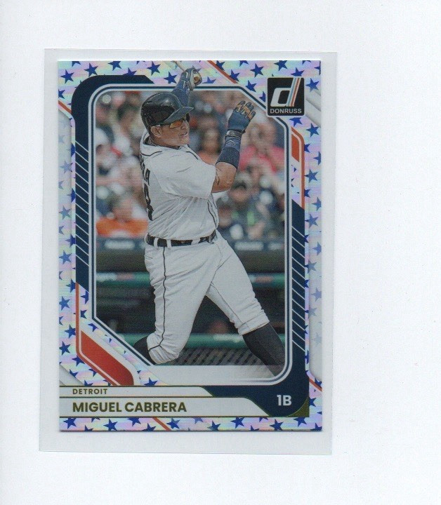Panini 2026 Donruss Miguel Cabrera no. 12 Insert #/250 Tigers