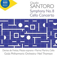 Audio Cd - Claudio Santoro - Symphony No. 8 & Cello Concerto - Naxos -D- Neu