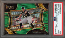 2024 Select #83 Paul Skenes RC MINT Diamond Level-Green Flash PSA 9 Pirates 6817
