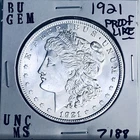 1921 BU GEM MORGAN SILVER DOLLAR UNC MS+++ U.S. MINT RARE COIN 7188