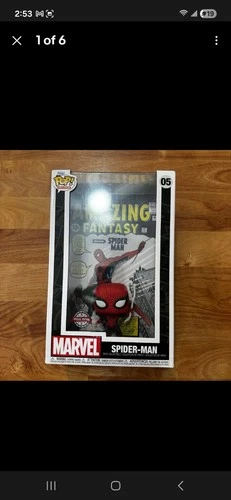 Funko Pop! #05 Spider-Man Comic Cover 2022 SDCC Exclusive NIB Unopened RARE!
