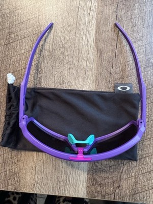 Oakley Sutro Purple & Teal - Riding Sunglasses with Case Good Condition