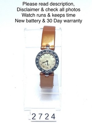 Bvlgari B.Zero1 Quartz Watch Ref. BZ22s Orange In Very Good Condition.