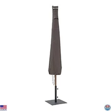 Classic Accessories Ravenna 11ft Water-Resistant Patio Umbrella Cover, Green