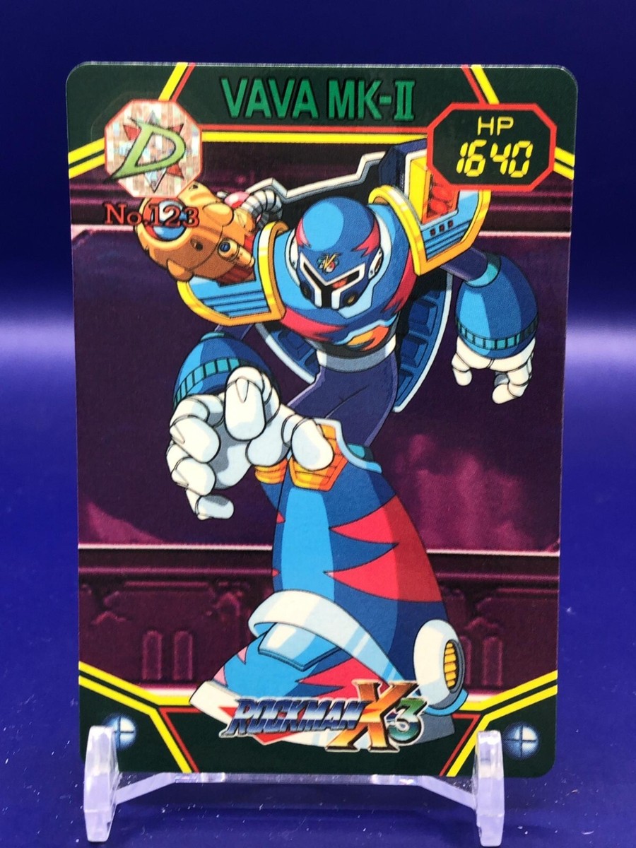 ゲームセンター・ゲームカード 123 Vava MK-Ⅱ Mega Man Megaman X3 No.123 Card Bandai 1995 Japanese | eBay