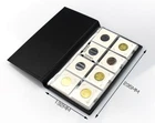 10 Pages Coin Stock Book 80 Pocket Album for 2x2 Paper Flip Holders Storage