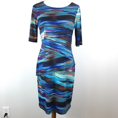 colorful sheath dress
